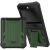 Захисний чохол Deexe Hybrid Kickstand для Samsung Galaxy Flip 5 - Dark Green