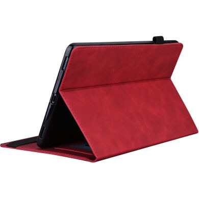 Чехол Deexe Business Style для Samsung Galaxy Tab S12 Plus - Red