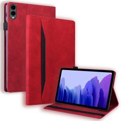 Чехол Deexe Business Style для Samsung Galaxy Tab S12 Plus - Red
