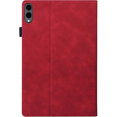 Чехол Deexe Business Style для Samsung Galaxy Tab S12 Plus - Red