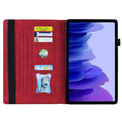 Чехол Deexe Business Style для Samsung Galaxy Tab S12 Plus - Red