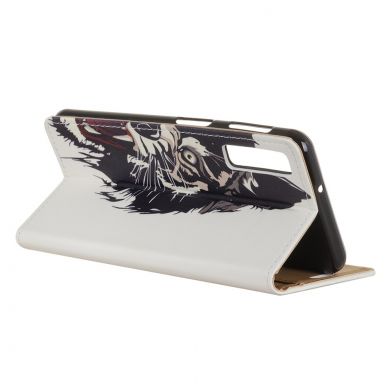 Чохол Deexe Life Style Wallet для Samsung Galaxy A7 2018 (A750) - Tiger Pattern