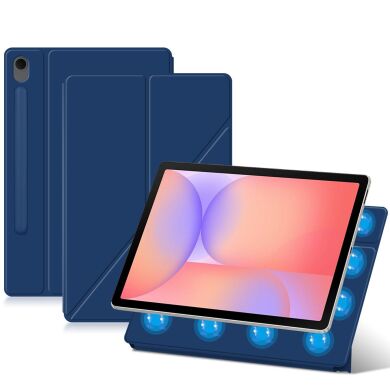 Чохол Deexe Origami Stand для Samsung Galaxy Tab S10 Lite (X400/X406) - Dark Blue