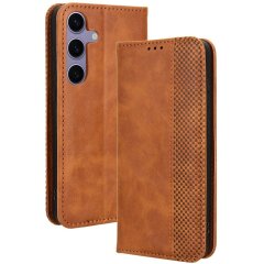 Чохол Deexe Retro Style для Samsung Galaxy S26 (S942) - Brown
