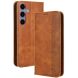 Чохол Deexe Retro Style для Samsung Galaxy S26 (S942) - Brown