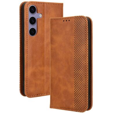 Чохол Deexe Retro Style для Samsung Galaxy S26 (S942) - Brown