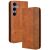 Чохол Deexe Retro Style для Samsung Galaxy S26 (S942) - Brown