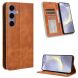 Чохол Deexe Retro Style для Samsung Galaxy S26 (S942) - Brown