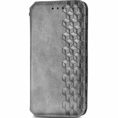 Чехол Deexe Rhombus Wallet для Samsung Galaxy A35 (A356) - Grey