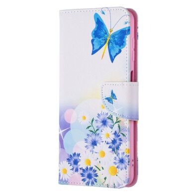 Чохол-книжка Deexe Color Wallet для Samsung Galaxy A13 5G (A136) / A04s (A047) - Butterfly and Flowers