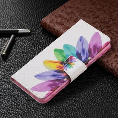 Чехол-книжка Deexe Color Wallet для Samsung Galaxy A22 (A225) / M22 (M225) - Sunflower