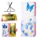 Чохол-книжка Deexe Color Wallet для Samsung Galaxy A35 (A356) - Butterfly and Flowers