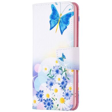 Чехол-книжка Deexe Color Wallet для Samsung Galaxy A35 (A356) - Butterfly and Flowers