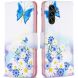Чехол-книжка Deexe Color Wallet для Samsung Galaxy A35 (A356) - Butterfly and Flowers. Фото 1 из 6