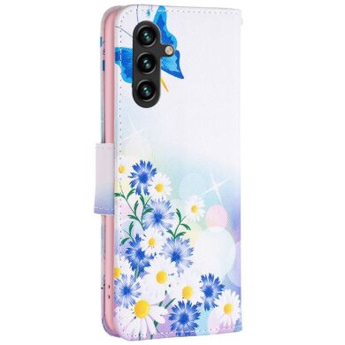 Чохол-книжка Deexe Color Wallet для Samsung Galaxy A35 (A356) - Butterfly and Flowers