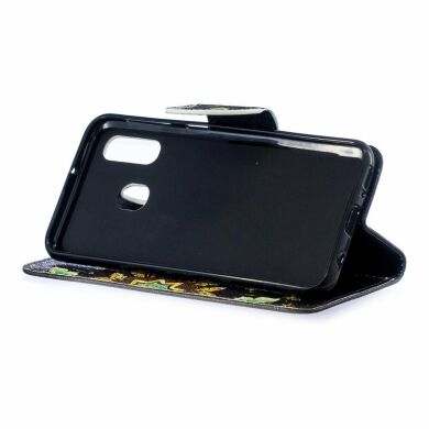 Чохол-книжка Deexe Color Wallet для Samsung Galaxy A40 (А405) - Colorized Butterflies