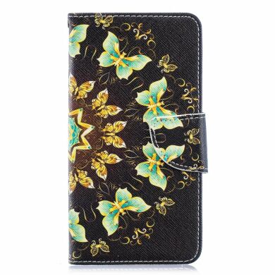Чохол-книжка Deexe Color Wallet для Samsung Galaxy A40 (А405) - Colorized Butterflies
