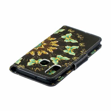 Чохол-книжка Deexe Color Wallet для Samsung Galaxy A40 (А405) - Colorized Butterflies