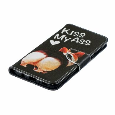 Чохол-книжка Deexe Color Wallet для Samsung Galaxy A70 (A705), Kiss My Ass