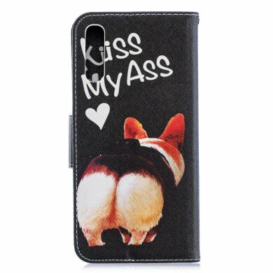 Чохол-книжка Deexe Color Wallet для Samsung Galaxy A70 (A705), Kiss My Ass