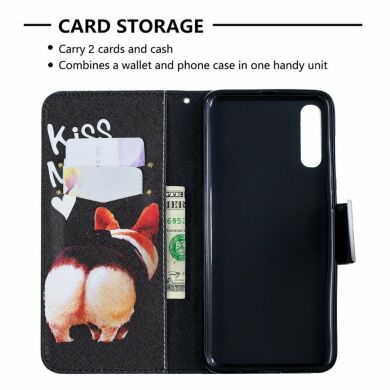 Чохол-книжка Deexe Color Wallet для Samsung Galaxy A70 (A705), Kiss My Ass