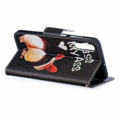 Чохол-книжка Deexe Color Wallet для Samsung Galaxy A70 (A705), Kiss My Ass