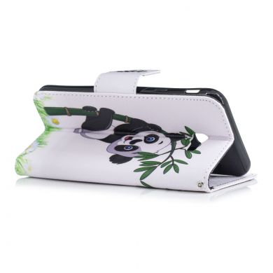 Чохол-книжка Deexe Color Wallet для Samsung Galaxy J4+ (J415) - Panda on Bamboo