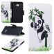 Чехол-книжка Deexe Color Wallet для Samsung Galaxy J4+ (J415) - Panda on Bamboo. Фото 1 из 8