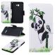 Чохол-книжка Deexe Color Wallet для Samsung Galaxy J4+ (J415) - Panda on Bamboo