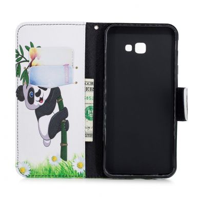 Чехол-книжка Deexe Color Wallet для Samsung Galaxy J4+ (J415) - Panda on Bamboo
