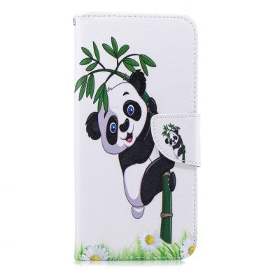 Чохол-книжка Deexe Color Wallet для Samsung Galaxy J4+ (J415) - Panda on Bamboo