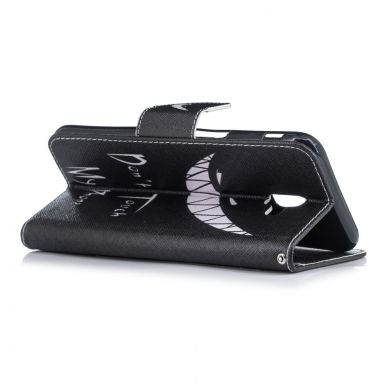 Чохол-книжка Deexe Color Wallet для Samsung Galaxy J6+ (J610), Angry Face and Warning Words