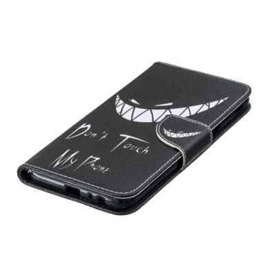 Чохол-книжка Deexe Color Wallet для Samsung Galaxy J6+ (J610), Angry Face and Warning Words