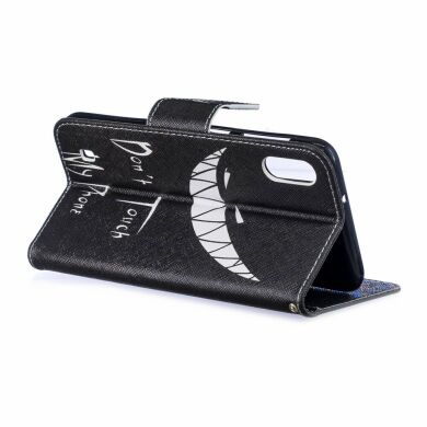 Чехол-книжка Deexe Color Wallet для Samsung Galaxy M10 (M105) - Angry Face