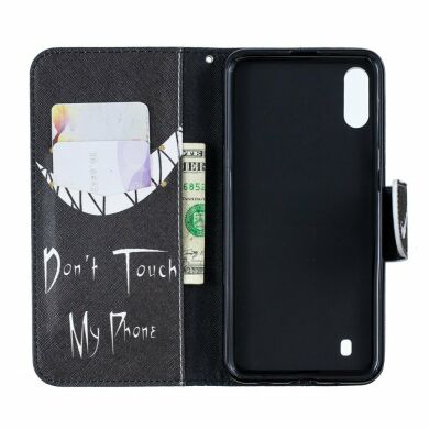 Чехол-книжка Deexe Color Wallet для Samsung Galaxy M10 (M105) - Angry Face