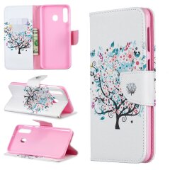 Чохол-книжка Deexe Color Wallet для Samsung Galaxy M30 (M305) / A40s (A407), Flowered Tree