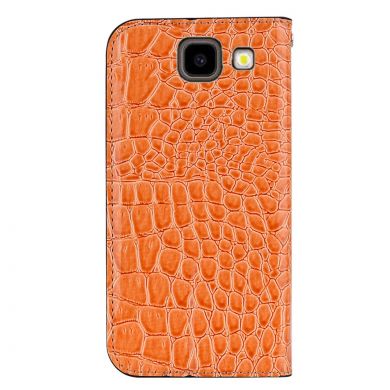 Чохол-книжка Deexe Glittery Crocodile для Samsung Galaxy J4+ (J415) - Orange