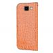 Чохол-книжка Deexe Glittery Crocodile для Samsung Galaxy J4+ (J415) - Orange