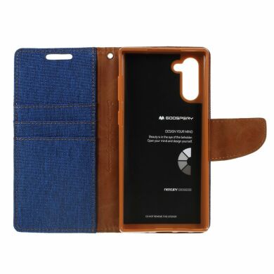 Чехол-книжка MERCURY Canvas Diary для Samsung Galaxy Note 10 (N970) - Baby Blue
