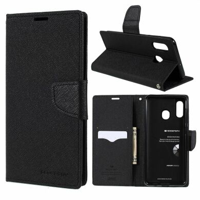 Чохол-книжка MERCURY Fancy Diary для Samsung Galaxy A30 (A305) / A20 (A205) - Black