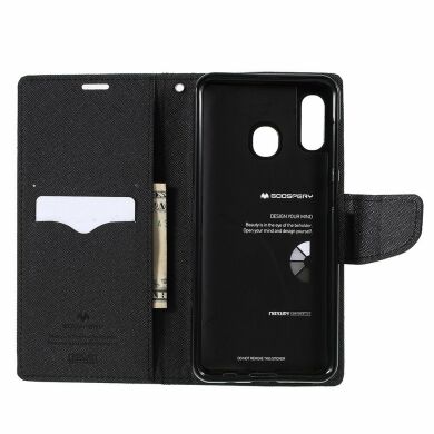 Чохол-книжка MERCURY Fancy Diary для Samsung Galaxy A30 (A305) / A20 (A205) - Black
