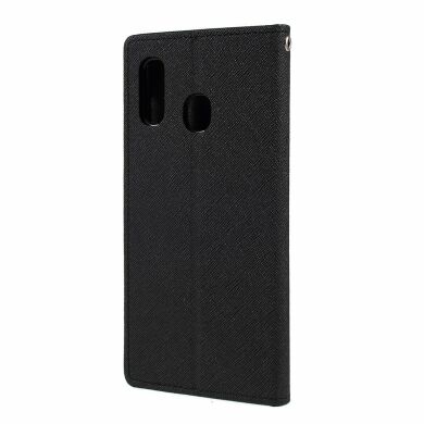 Чохол-книжка MERCURY Fancy Diary для Samsung Galaxy A30 (A305) / A20 (A205) - Black
