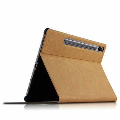 Чехол-книжка UniCase Deer Pattern для Samsung Galaxy Tab S6 (T860/865) - Brown