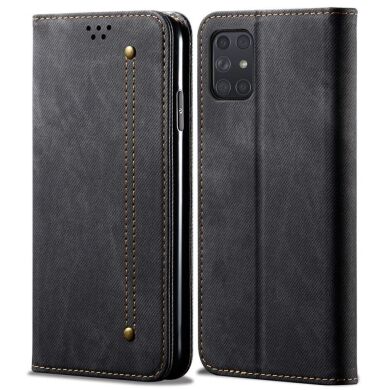 Чехол-книжка UniCase Jeans Wallet для Samsung Galaxy A72 (А725) - Black