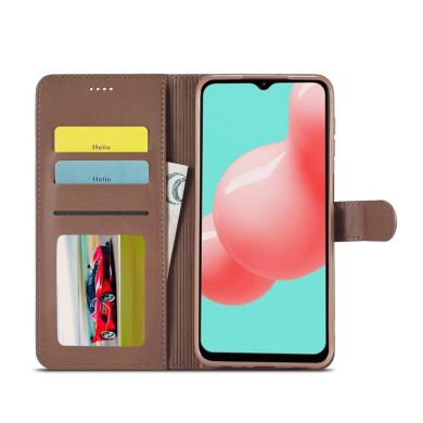 Чехол LC.IMEEKE Wallet Case для Samsung Galaxy A32 (А325) - Brown