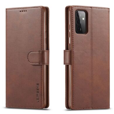 Чохол LC.IMEEKE Wallet Case для Samsung Galaxy A72 (А725) - Coffee