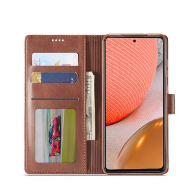 Чехол LC.IMEEKE Wallet Case для Samsung Galaxy A72 (А725) - Coffee