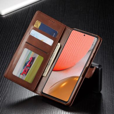 Чохол LC.IMEEKE Wallet Case для Samsung Galaxy A72 (А725) - Coffee