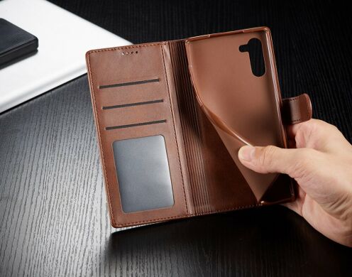 Чехол LC.IMEEKE Wallet Case для Samsung Galaxy Note 10 (N970) - Grey