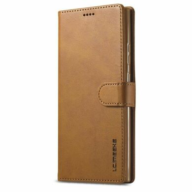 Чохол LC.IMEEKE Wallet Case для Samsung Galaxy Note 20 Plus / Note 20 Ultra - Brown
